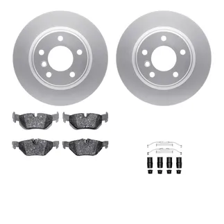 R1 Concepts WDUH1-31202 Carbon Series Brake Rotors W/ 5000 Oep Brake Pads & Hdw